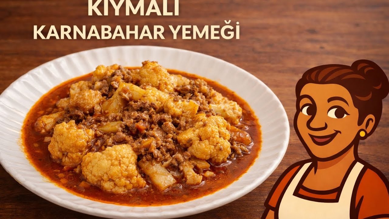 Karnabaharı Böyle Yapınca Herkes Seviyor! Kıymalı Karnabahar Yemeği❤️Renkli Yemeklertv
