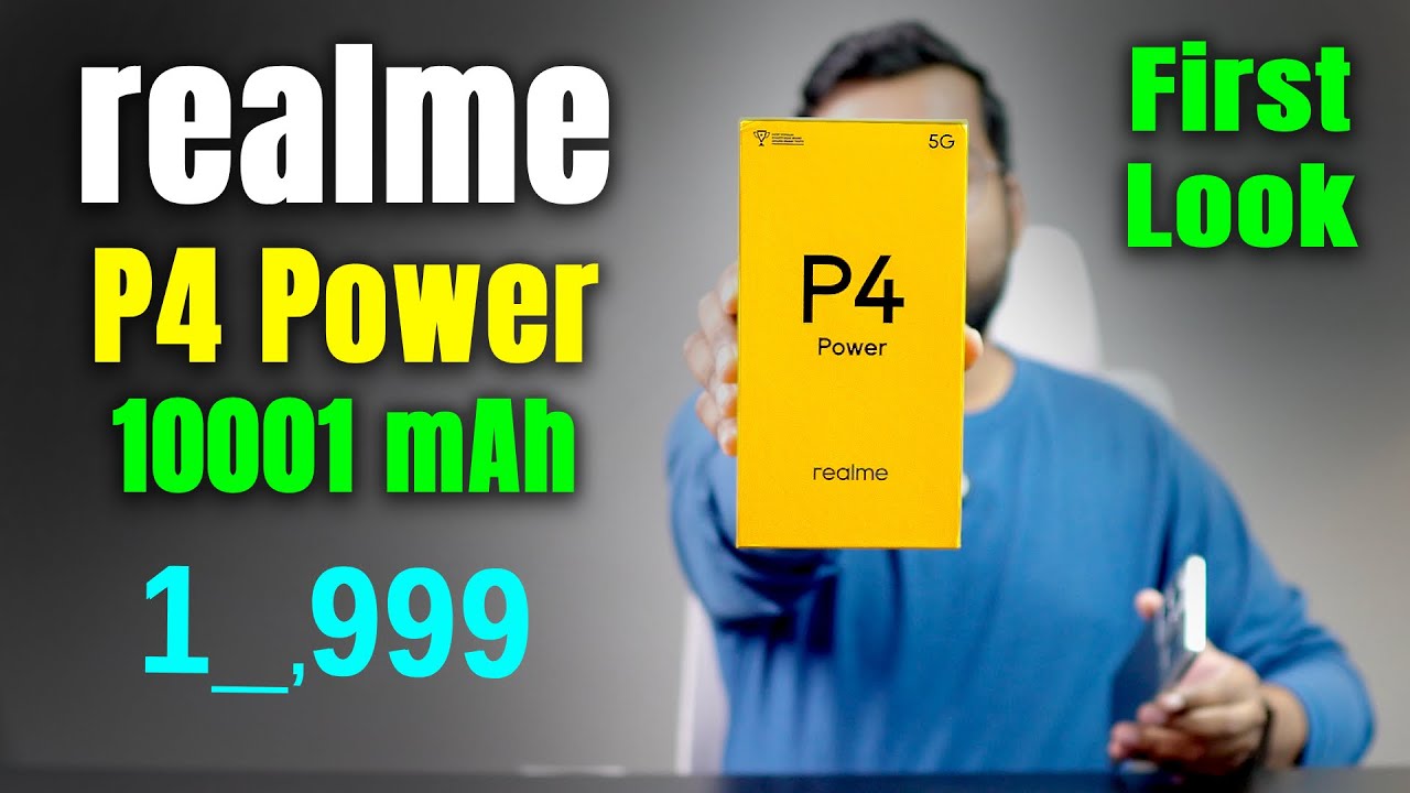 realme P4 Power First Look | realme P4 Power Price in India | realme P4 Power 10000 mAh Battery Test