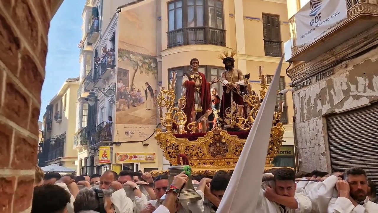HUMILDAD en calle Santa Lucía. Semana Santa de MÁLAGA 2023. Marcha 