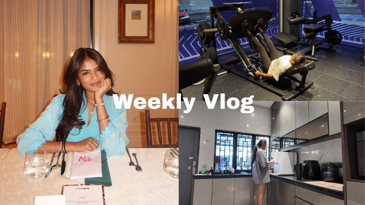 productive week in my life vlog ☁️ | events, gym, thoughts