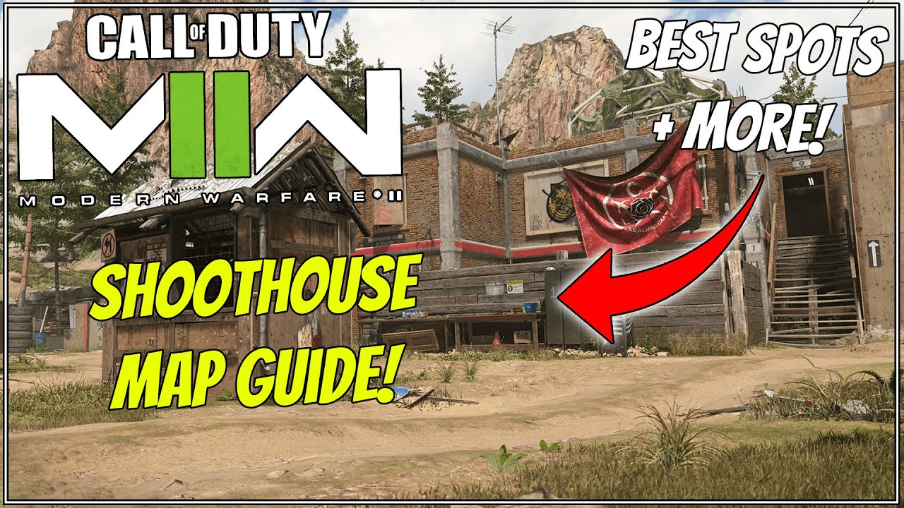 Shoothouse Map Guide - Tips and Tricks, Sight Lines, Best Spots + More! MW2 Map Guide