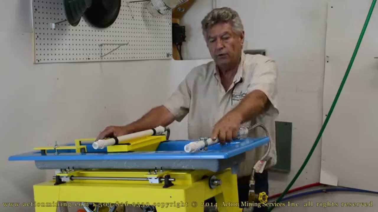 2014 Action Mining Wave Tables - M5 Portable Table Demo