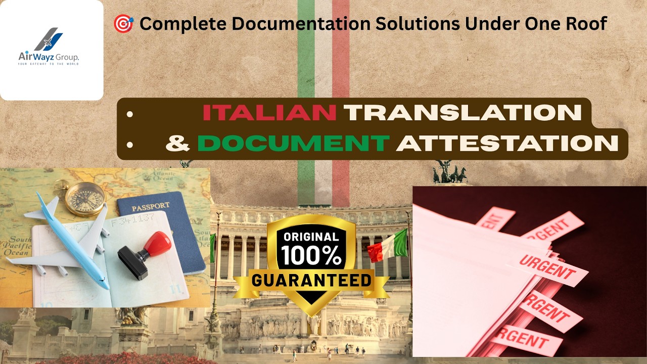 Italian Translation & Document Attestation Services | Fast & Reliable Service