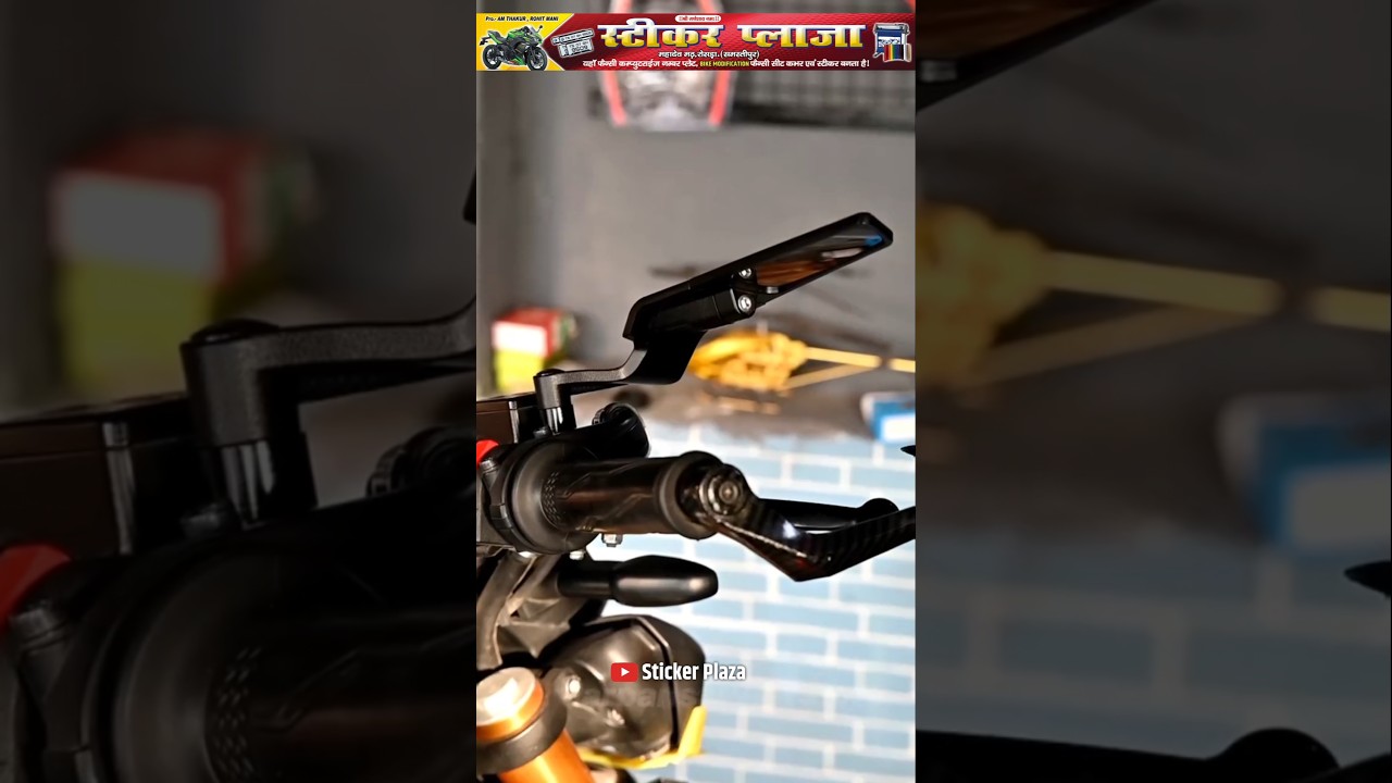 wings rear mirror install hero xtreme 160r😉