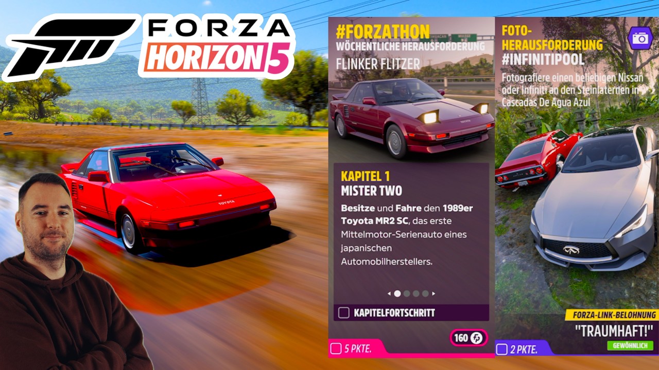 FH5 WÖCHENTLICHE HERAUSFORDERUNG FLINKER FLITZER FOTO-HERAUSFORDERUNG INFINITIPOOL