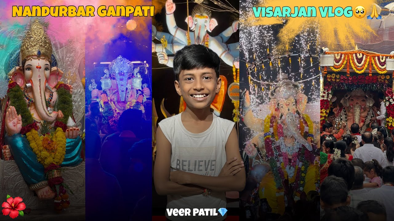 Nandurbar Ganpati Visarjan Vlog😍