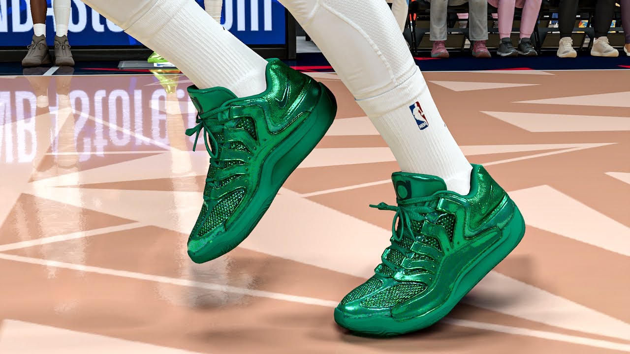 NBA 2K26 Shoe Creator:Nike KD 18 LX Warning Label 
