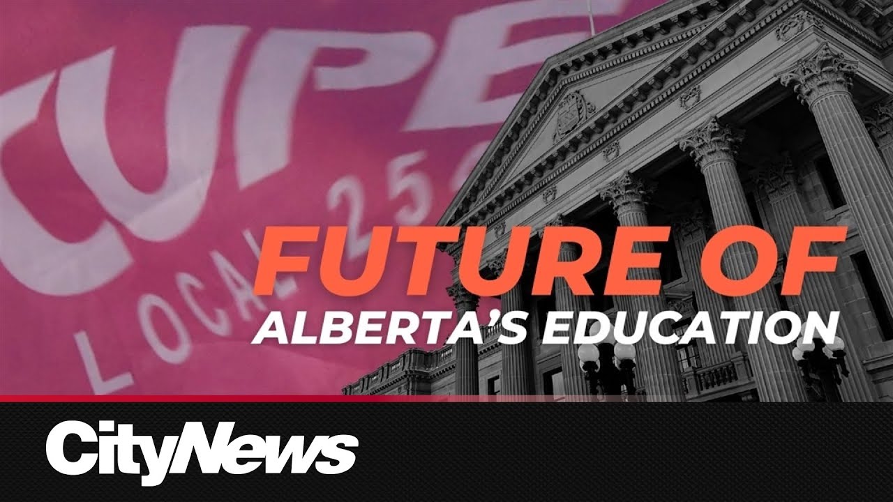 Alberta education workers rally for increased education spending in budget 2025
