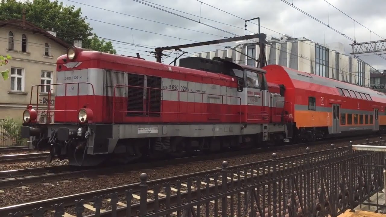REGIO TUR Przewozy Regionalne R 55065 wyjeżdża z Sopotu w kierunku Gdyni [18.07.2017]