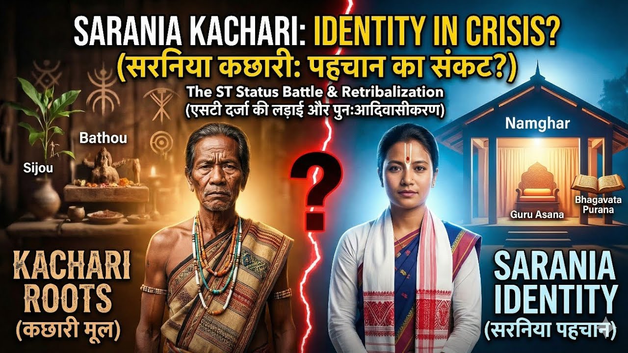 The Sarania Kachari Identity Crisis Between Tribe and Caste in Assam (सरनिया कछारी की पहचान का संकट)