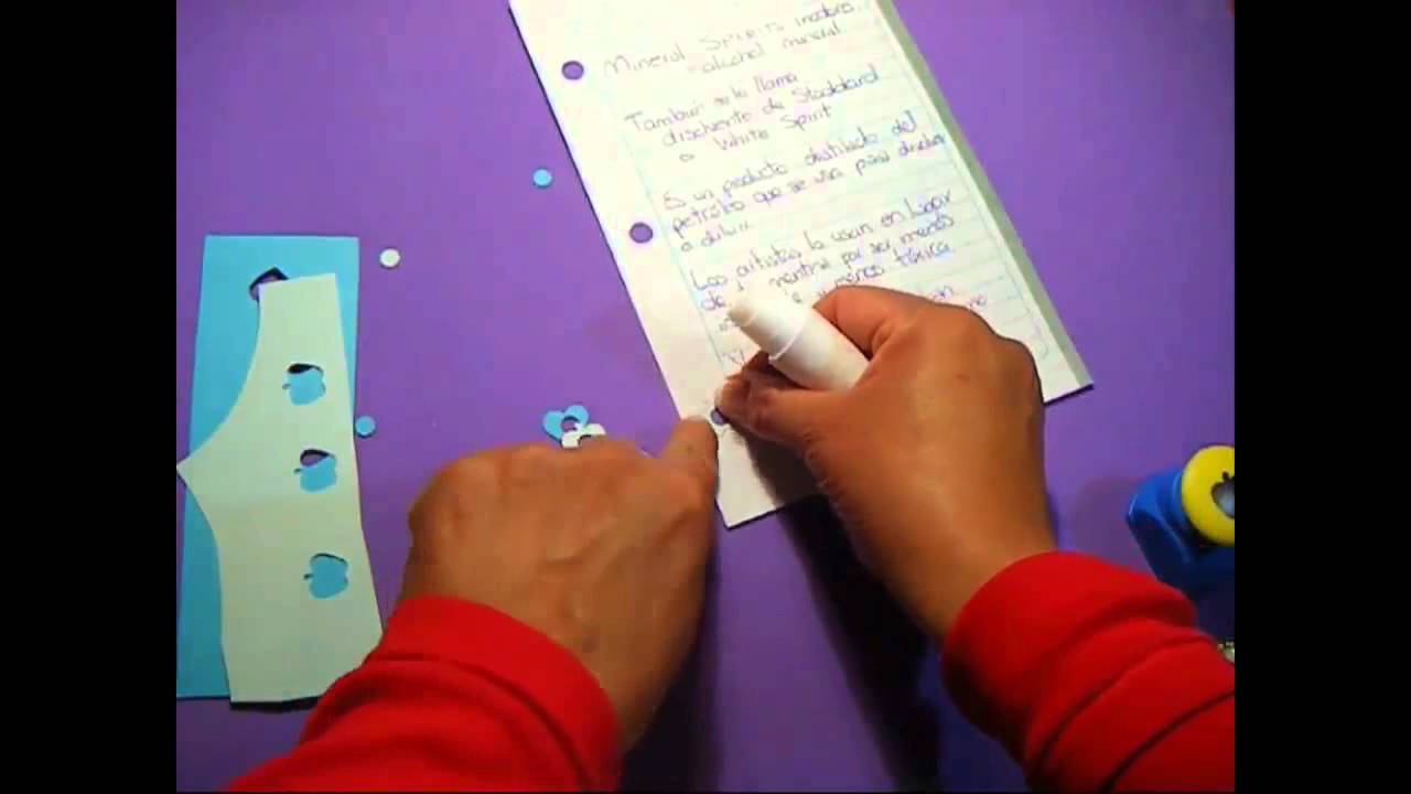 Refuerzos divertidos para hojas de carpeta