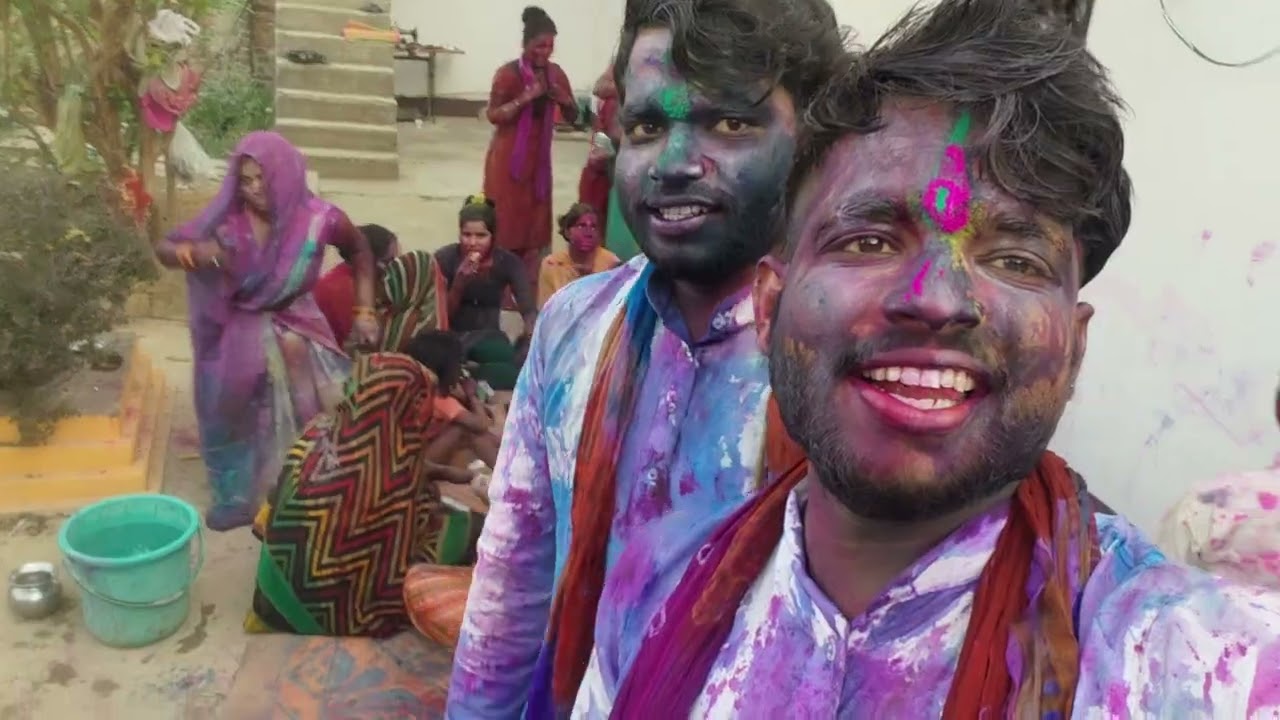 होली है #holiday #holispecial #holi #new #video#bagheli  #rewa #mauganj #mp #fagun #viralvideo 