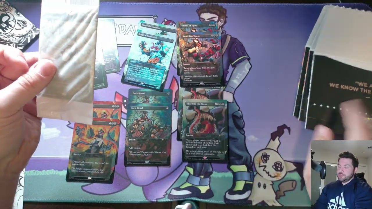 Opening MTG Venom Secret Lair Packs! Sketch HIT!!!