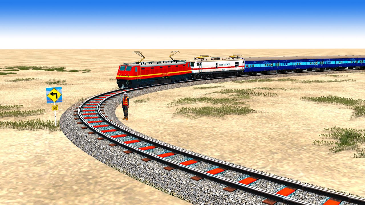 【踏切アニメ】あぶない電車 5 TRAIN THOMAS 🚦 Fumikiri 3D Railroad Crossing Animation Kereta Api Kartun #123