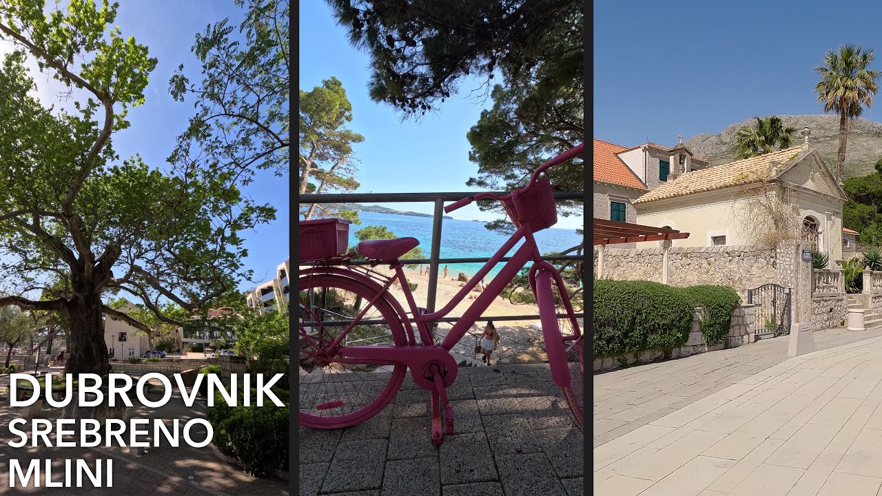 Croatia 🇭🇷 | Dubrovnik Spring Walk - Srebreno to Mlini in 4K (2025)