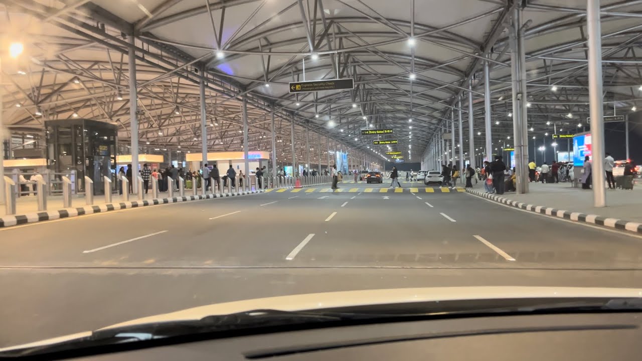 Hyderabad airport visit #airport  #travel #trending #hyderabad 