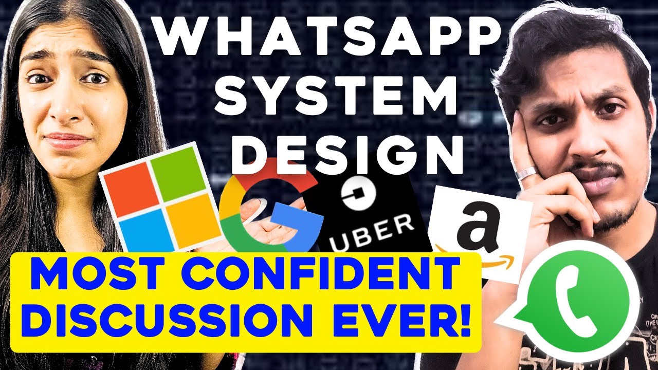 MOCK HLD Interview with My Student! Whatsapp System Design!! ✌🏻