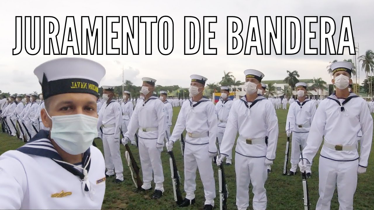 juramento de bandera contingente 156 y 038!! | Armada de colombia