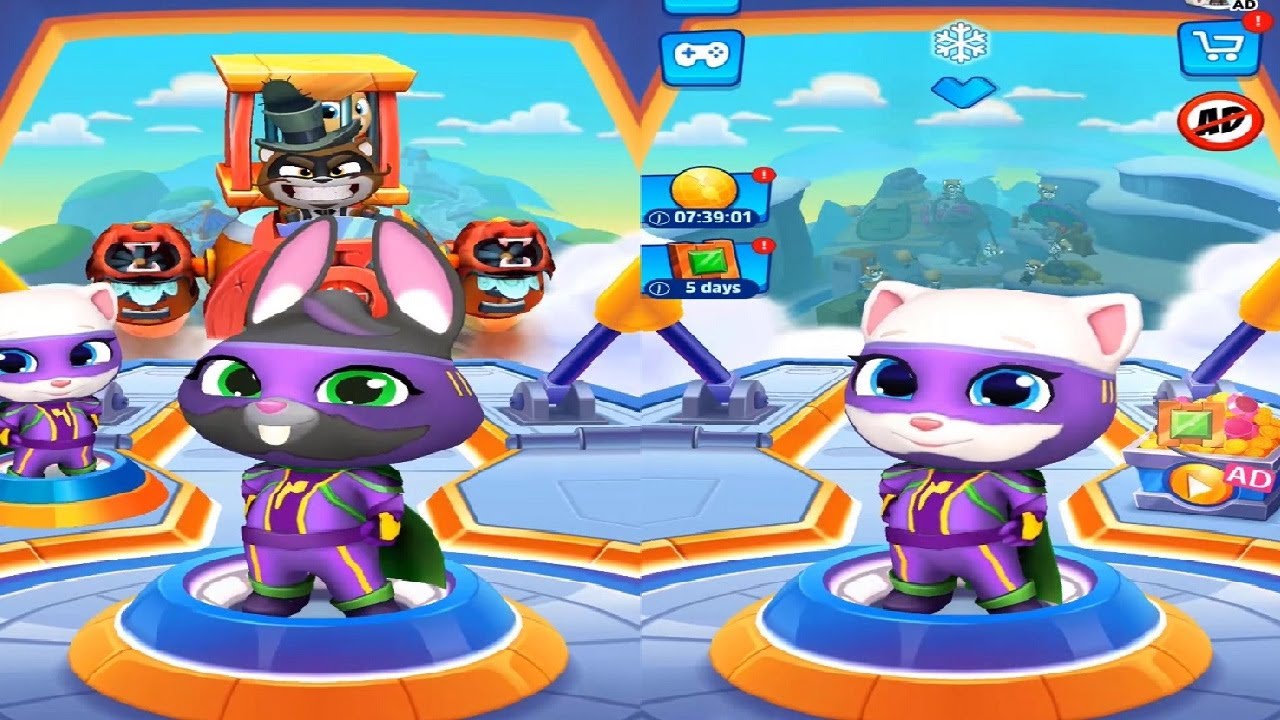Talking Tom Hero Dash New Update 2025 New Character SUPER BECCA VS SUPER ANGELA  New Outfit Gameplay