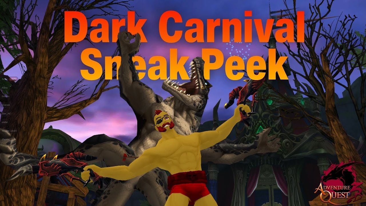 AQ3D News! Dark Carnival Is COMING! Friday The 13th Returns & More Adventurequest 3D