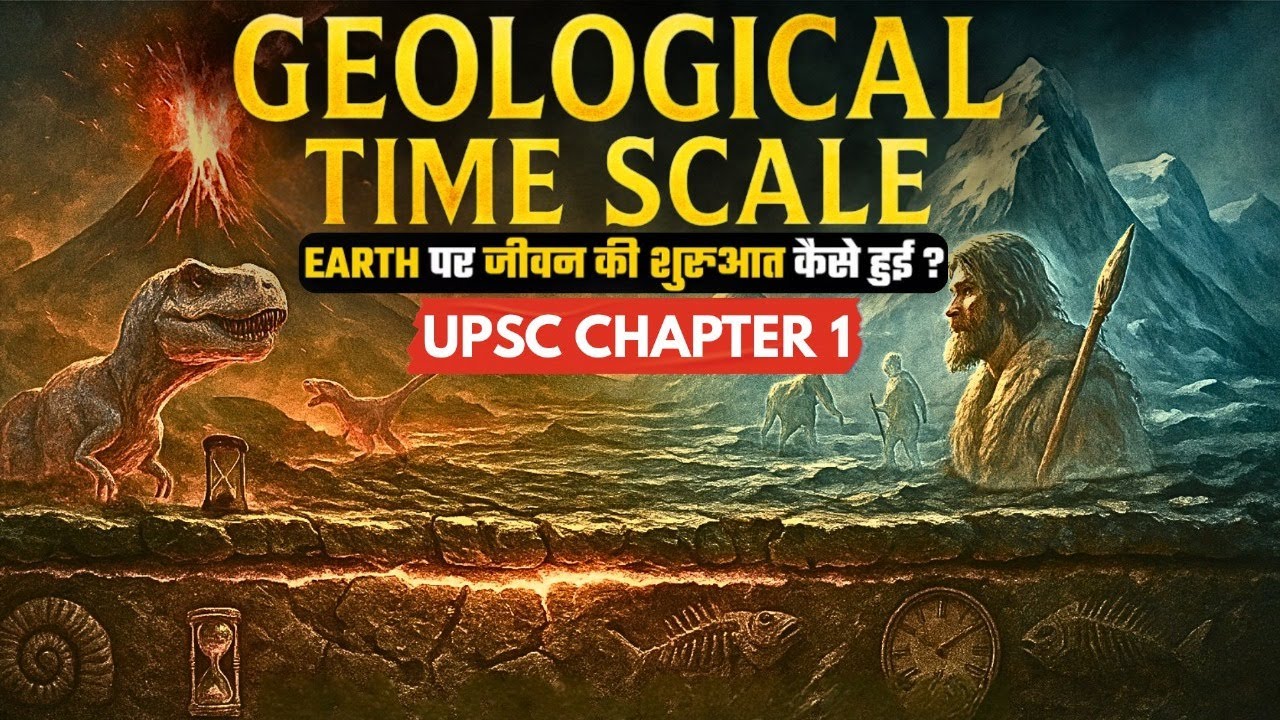 Geological Time Scale | CDS NDA Geography Playlist | Marathon | One Shot | Shubham Varshney