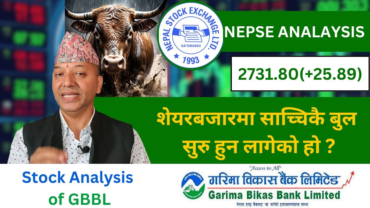 NEPSE Technical Analysis/NEPSE Daily Update/NEPSE Chart Analysis/GBBL Analysis/Raju Paudel.
