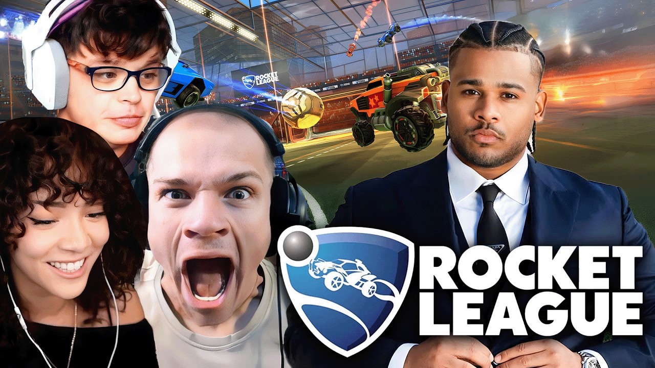Cinna Plays in Fanum's $50,000 Rocket League Tournament w/Jynzxi & Sketch