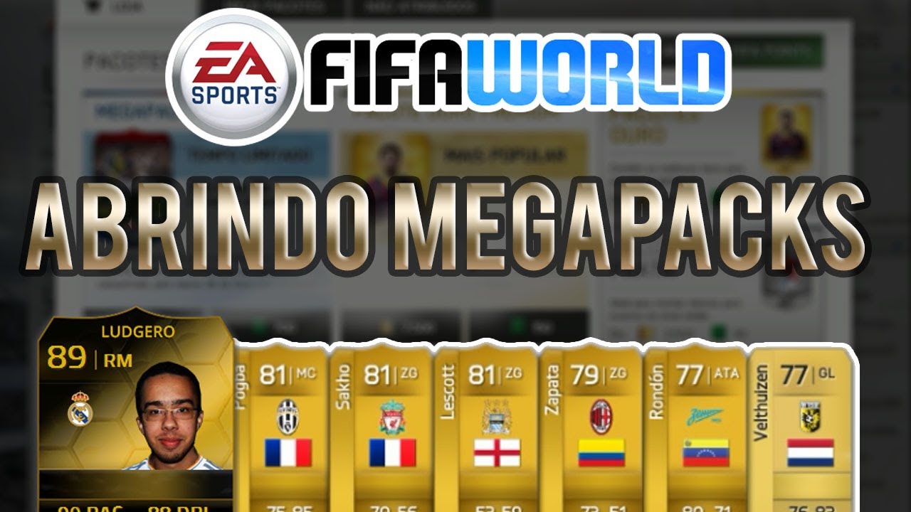 FIFA World: Abrindo megapacks!