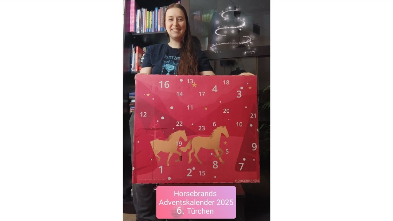 Pferdenerd 🐴 - Horsebrands Adventskalender 2025 ❄️🎄🎁 6. Türchen | Nikolaus Geschenk | Glitzer | navy