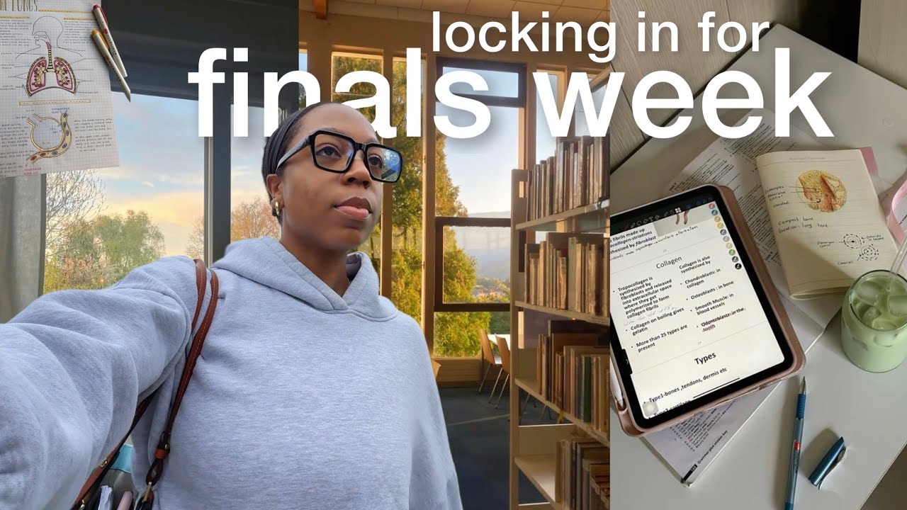nursing school vlog 🖇️ finals week, study sessions, exam prep