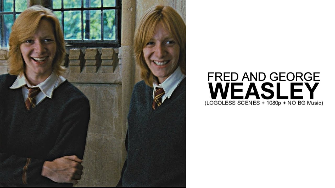 Fred & George Weasley Scenes [1080p+Logoless] (NO BG Music)