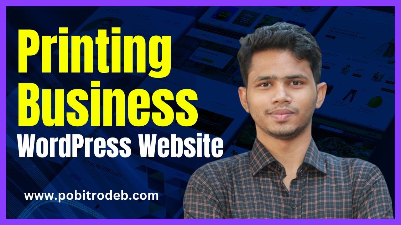 Build a Professional Printing Website with WordPress & Elementor Pro #WordPress #website #printing