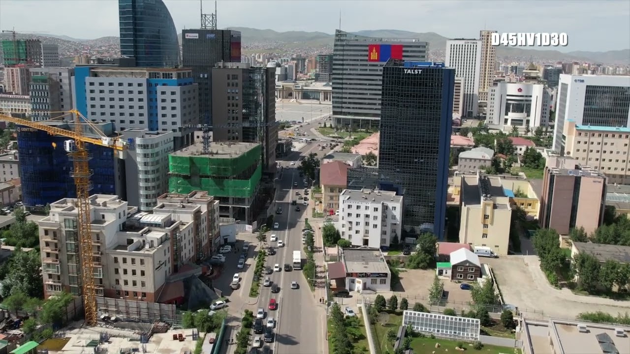 No naadam Mongold :( Ulaanbaatar hotiin tuvuur drone footage HD 2021-7-10