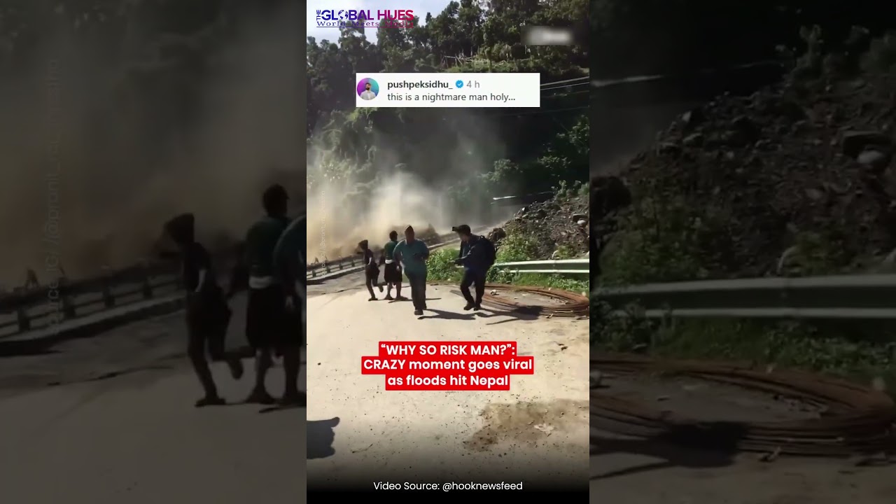 #terrifying #flood #footage From Nuwakot Shows #river Swallowing #bridge in Seconds #nepalnews #tgh