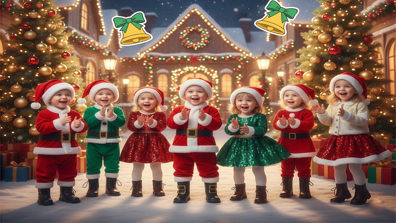 Baby Dance Christmas Song 2026 | Jingle Bells & Holiday Cheer | Smiley Songs