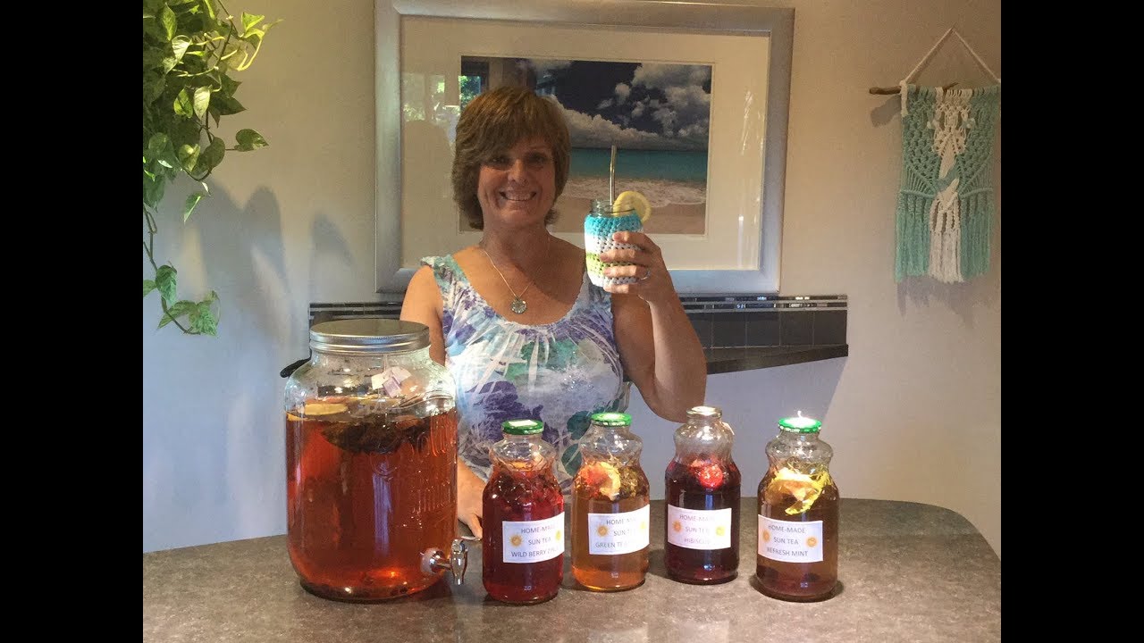 HOW TO MAKE  SUN TEA