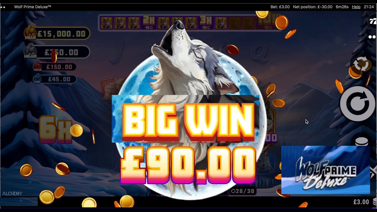 Wolf Prime Deluxe Bonus Big Win