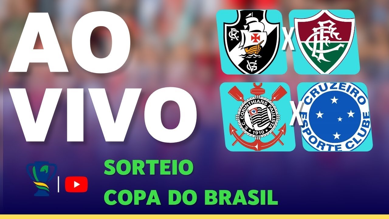 SORTEIO DA COPA DO BRASIL AO VIVO - DIRETO DA CBF AO VIVO - MANDO DE CAMPO