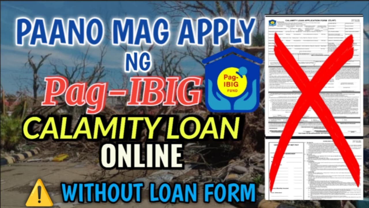 HOW TO APPLY PAG IBIG CALAMITY LOAN ONLINE WITHOUT LOAN FORM | APPLY PAG IBIG CALAMITY LOAN ONLINE