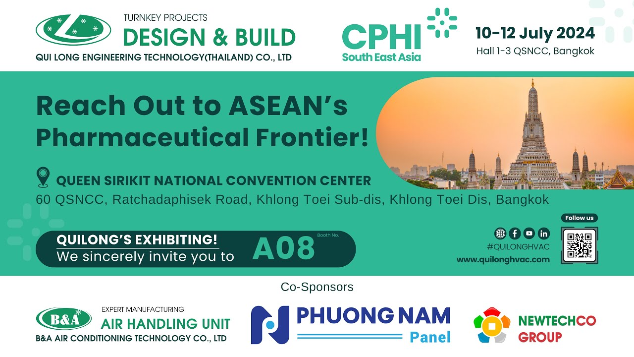 [Qui Long HVAC] CPHI Southeast Asia 2024 Exhibition