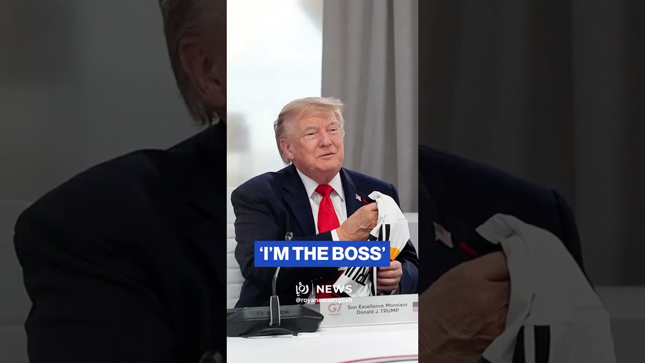 &lsquo;I&rsquo;m the boss&rsquo;: Trump at the G7 summit in France, surrounded by world leaders