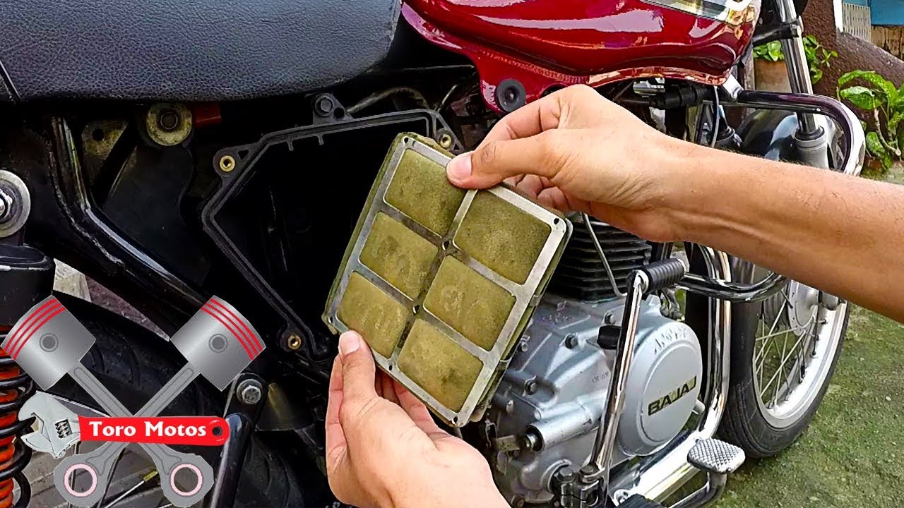 Limpiar Filtro De Aire De Moto Caja Filtro Boxer CT 100