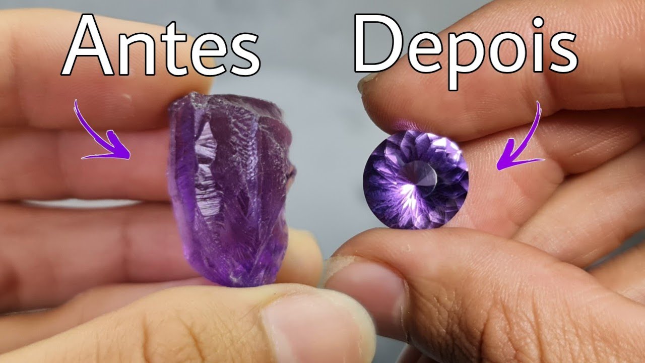 LAPIDANDO AMETISTA RESULTADO INCRÍVEL!!! - PASSO A PASSO