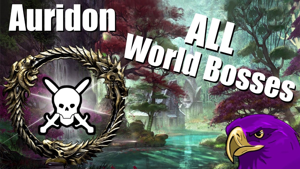 ALL Auridon World Bosses - Elder Scrolls Online - ESO