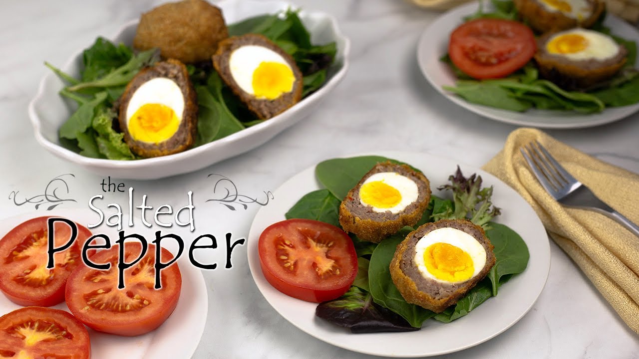 Air-Fryer Scotch Eggs in the Ninja Foodi