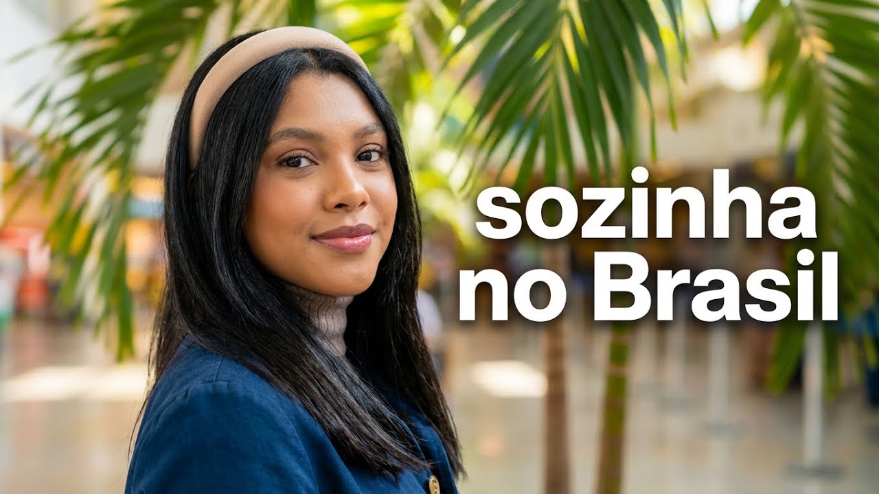 FUI PARA O BRASIL SOZINHA ✈️🇧🇷 
