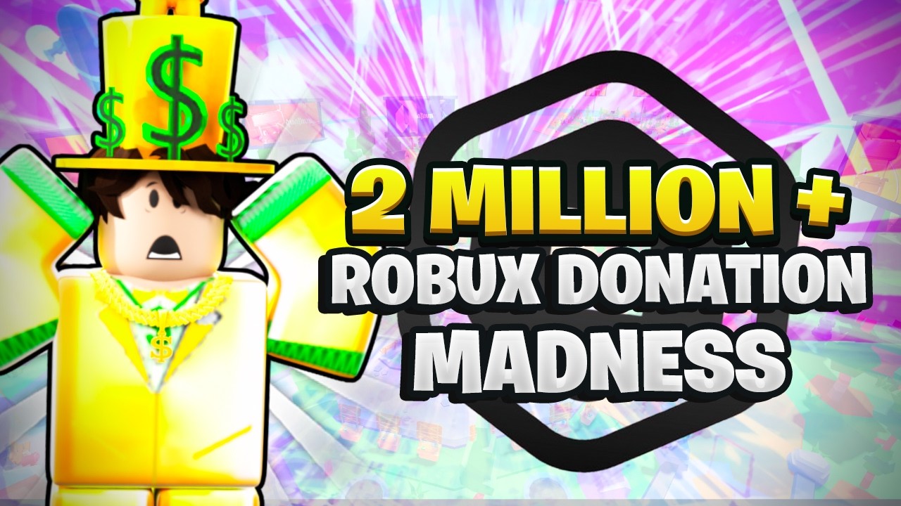 2 Million+ Donation Madness (Ft. @EagleEyesJR⁩ , ‪@VampedRBLX⁩ , @Potatokless⁩ & More) 🎁 TTS