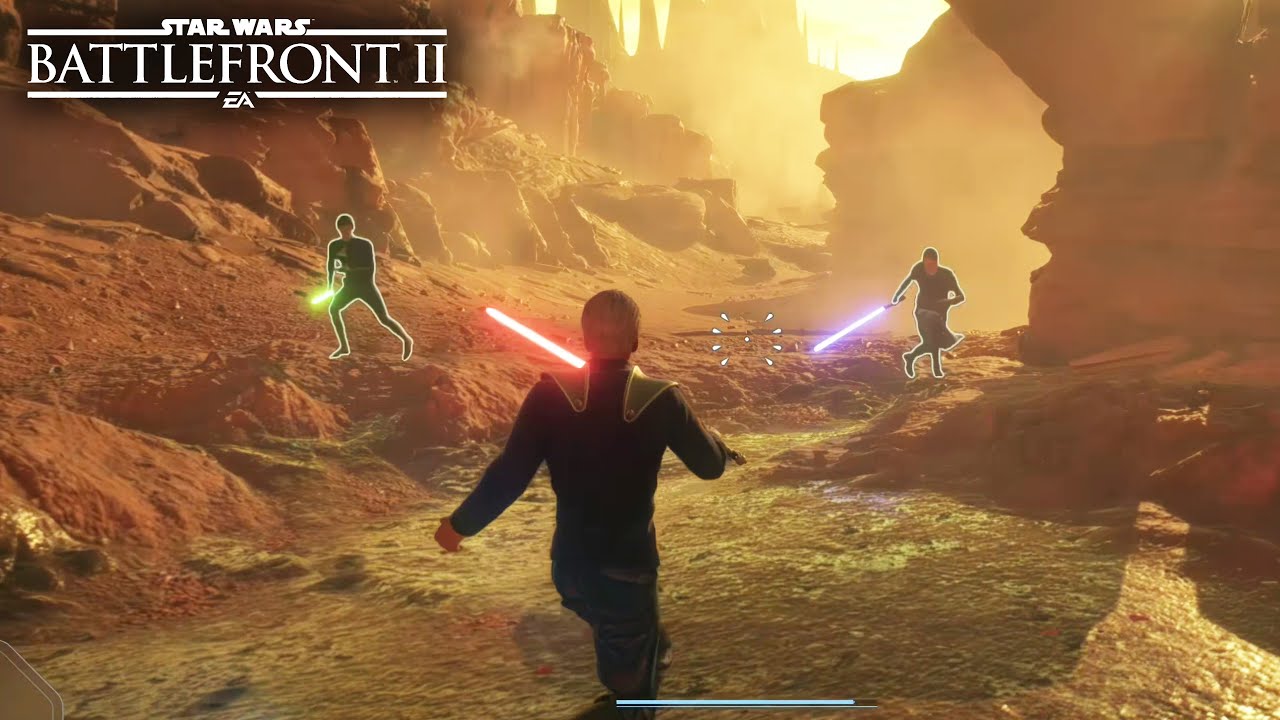 COUNT DOOKU - Duel 2v1 Intense Gameplay #108 | Star Wars Battlefront 2