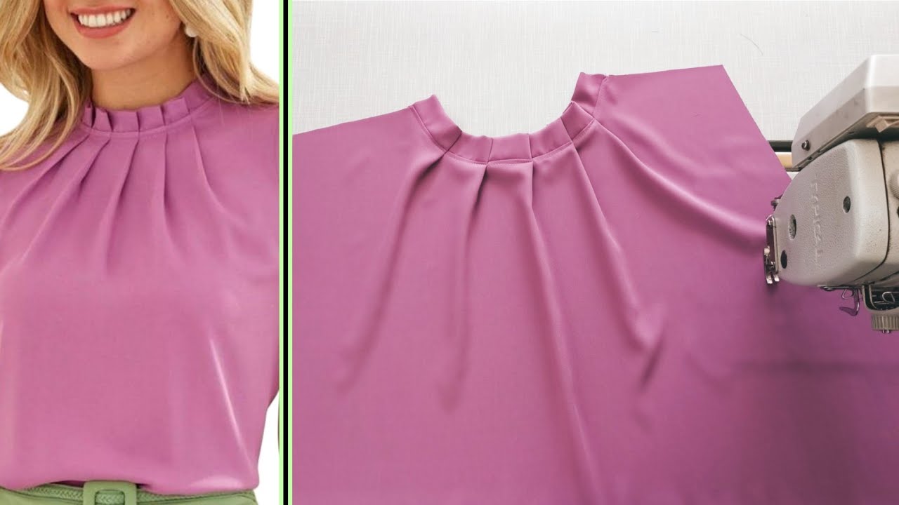 🔥 Great Information On Sewing That You Need To Know 💯 Pintucks Neck Design Cutting and Stitching ✅️