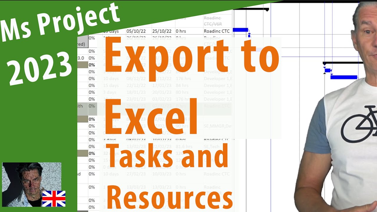 Ms Project 2023 ● 🎯 Экспорт данных Ms Project в Excel ● Задачи и ресурсы